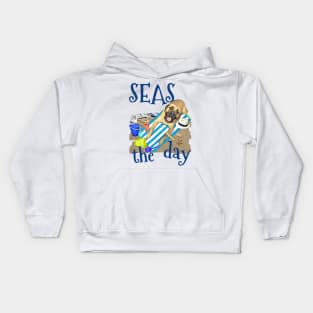 Seas Bullmastiff Kids Hoodie